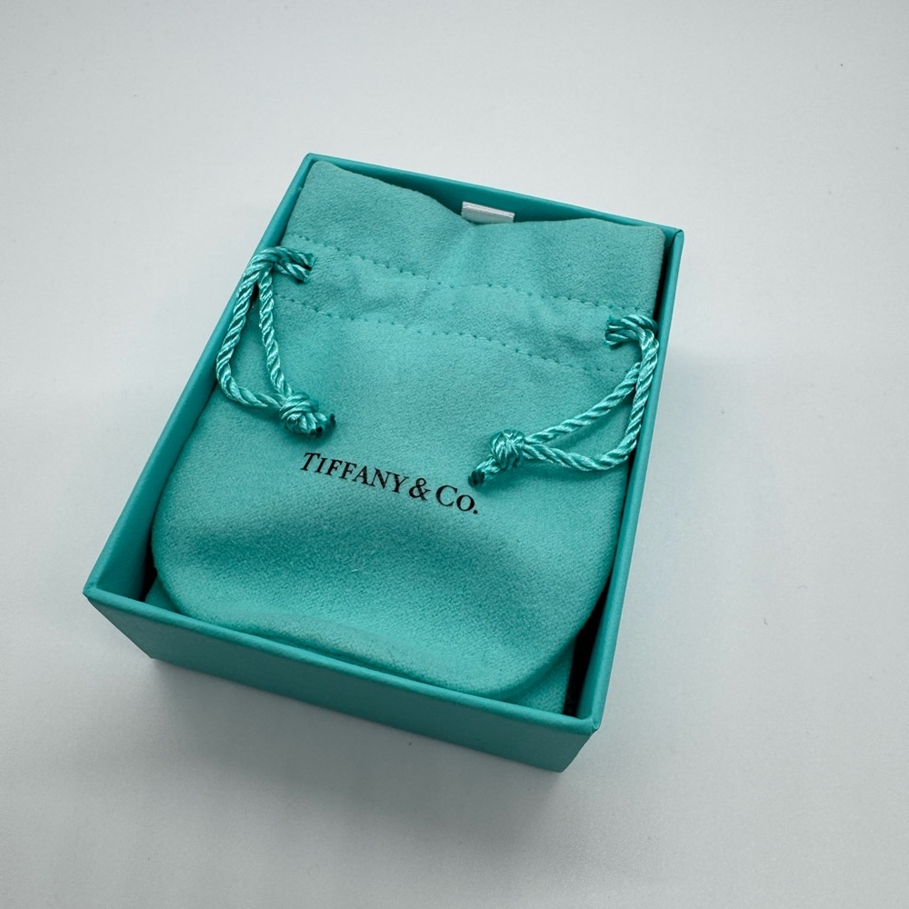 Tiffany & Co Return to Tiffany Double Heart Necklace Silver 925 Rubedo Metal New - Picture 10 of 12